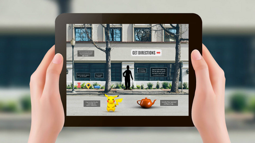 augmented reality in ipad prezi template for presentations