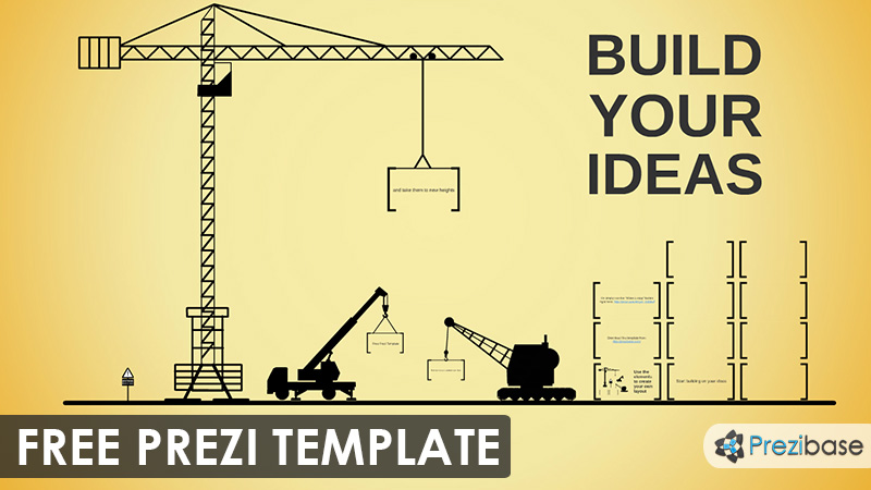 free build your ideas construction business prezi template