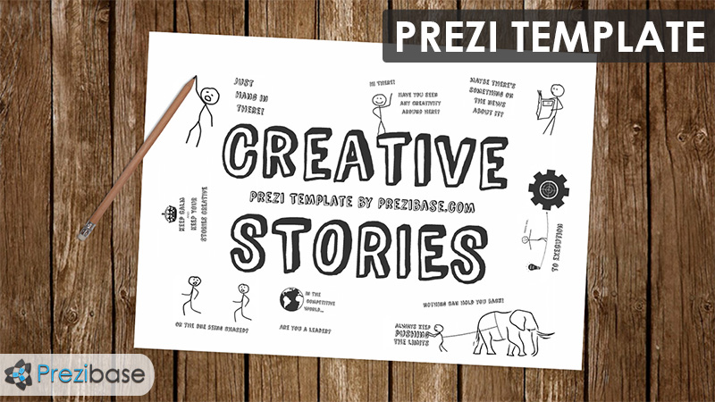 creative learning stories drawing prezi template