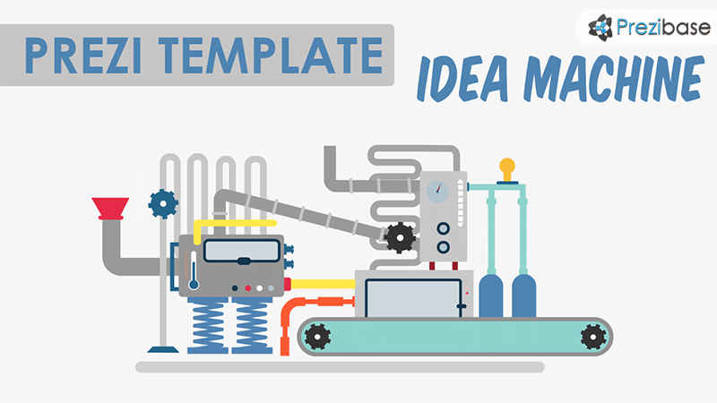 idea machine prezi template conveyor