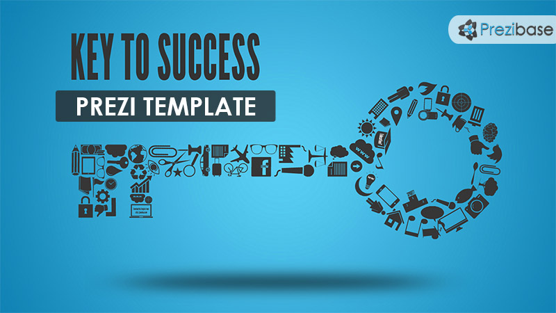 key to success prezi template