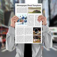 newspaper-prezi-template
