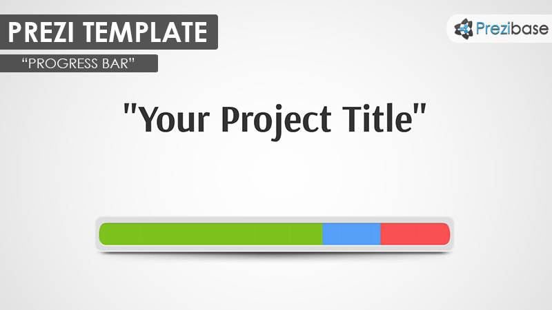creative progress bar prezi template project