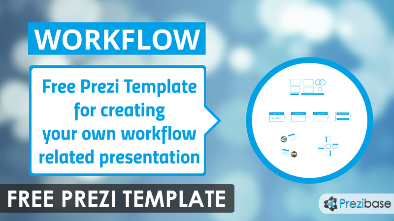 free prezi template workflow process progress