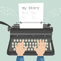writer-typewriter-story-prezi-template